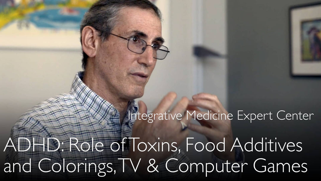 Trouble du déficit de l'attention avec hyperactivité (TDAH) : liens avec les toxines alimentaires, additifs et colorants. Impact des appareils électroniques et de la télévision.