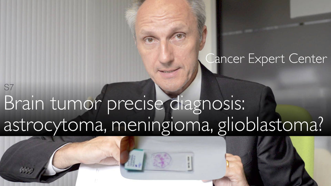 Diagnostic différentiel des tumeurs cérébrales : méningiome, astrocytome, glioblastome.