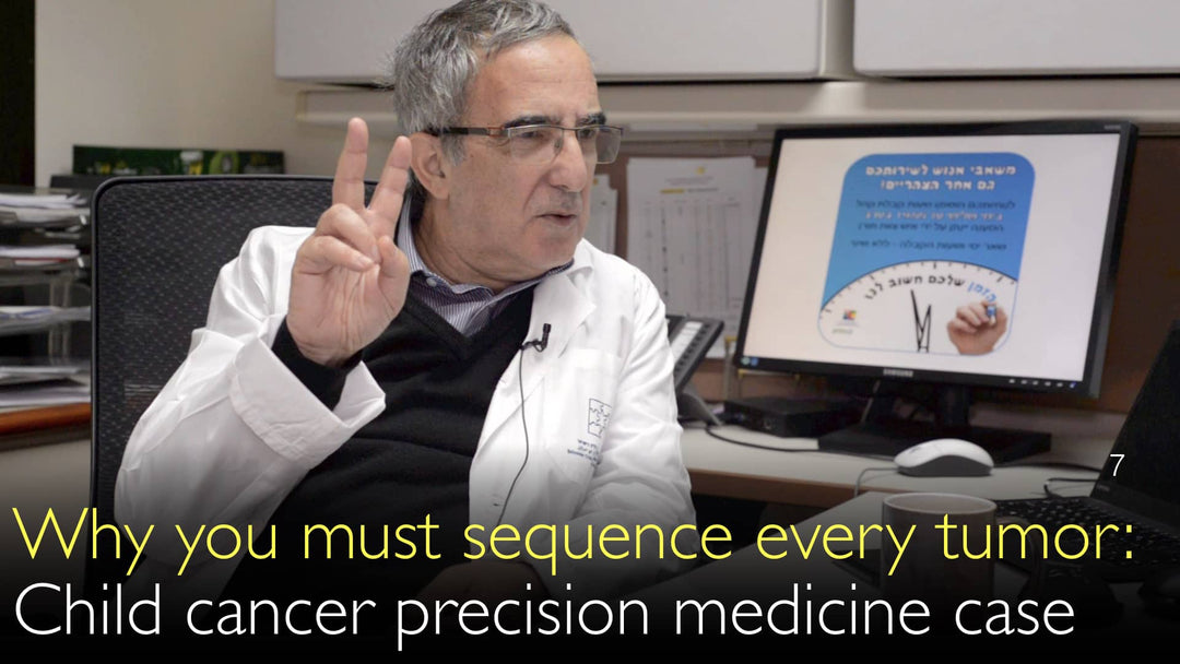 Pourquoi le séquençage génomique de chaque tumeur est-il essentiel ? Exemple de médecine de précision en cancérologie pédiatrique. Cas clinique. 7