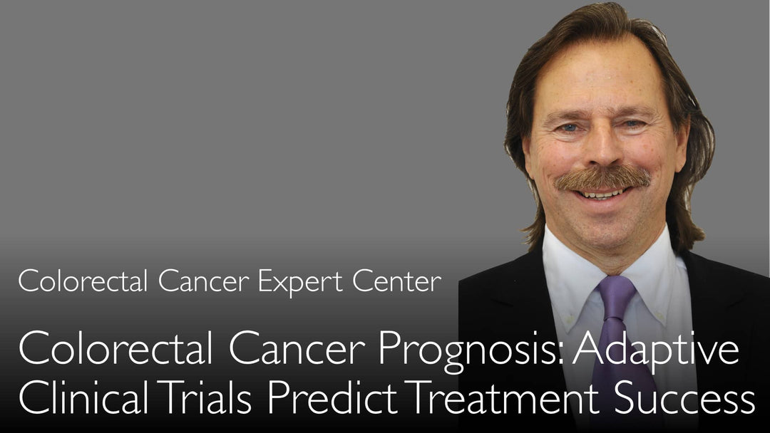 Pronostic du cancer colorectal. Essais cliniques adaptatifs. Prédiction de la réponse thérapeutique. 8-1