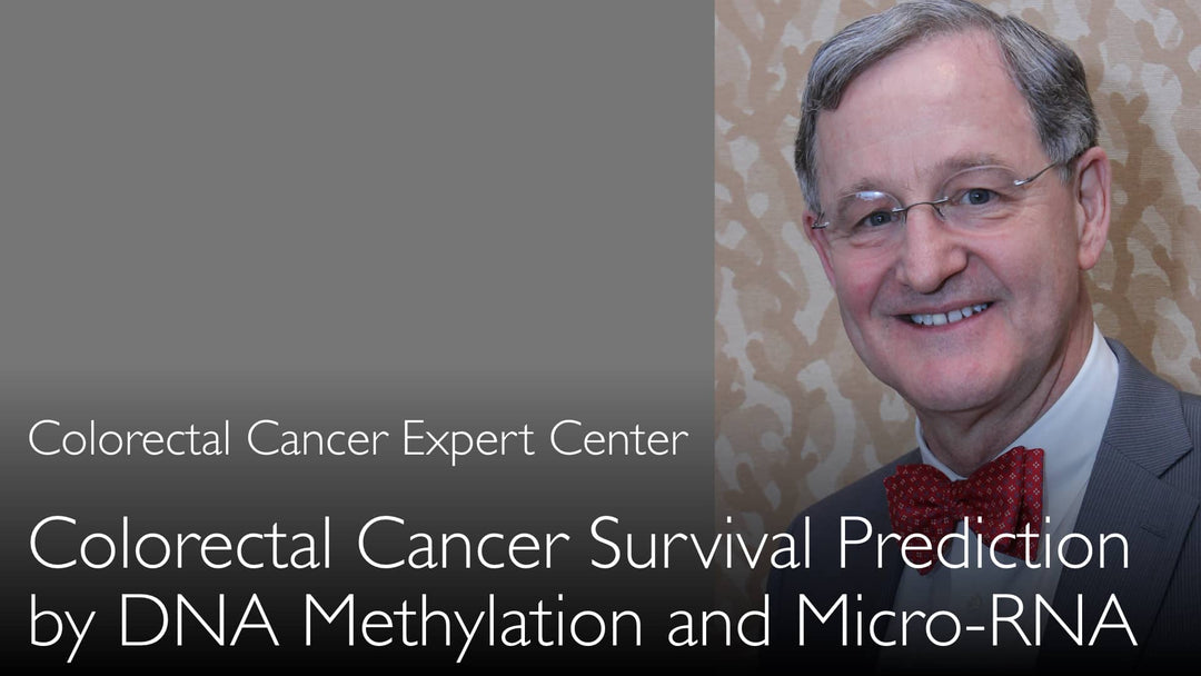 Pronostic du cancer colorectal. Les taux de méthylation de l'ADN et de microARN sont des facteurs prédictifs de la survie.