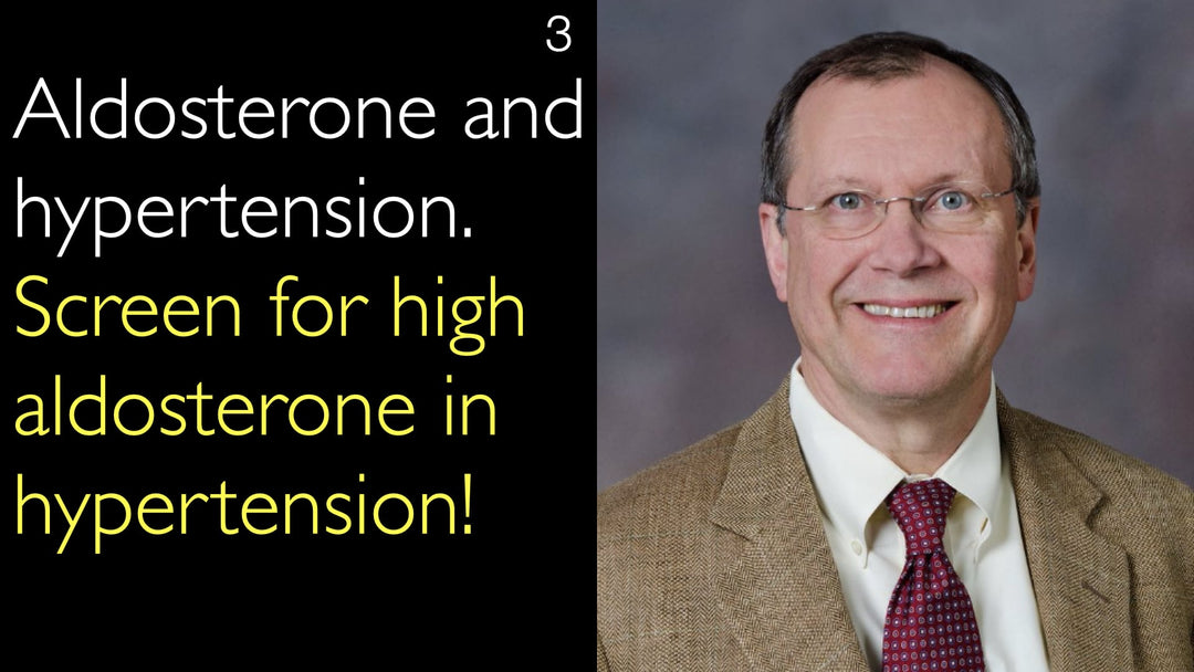 Aldostérone et hypertension. Dépistez l'hyperaldostéronisme chez les patients hypertendus !
