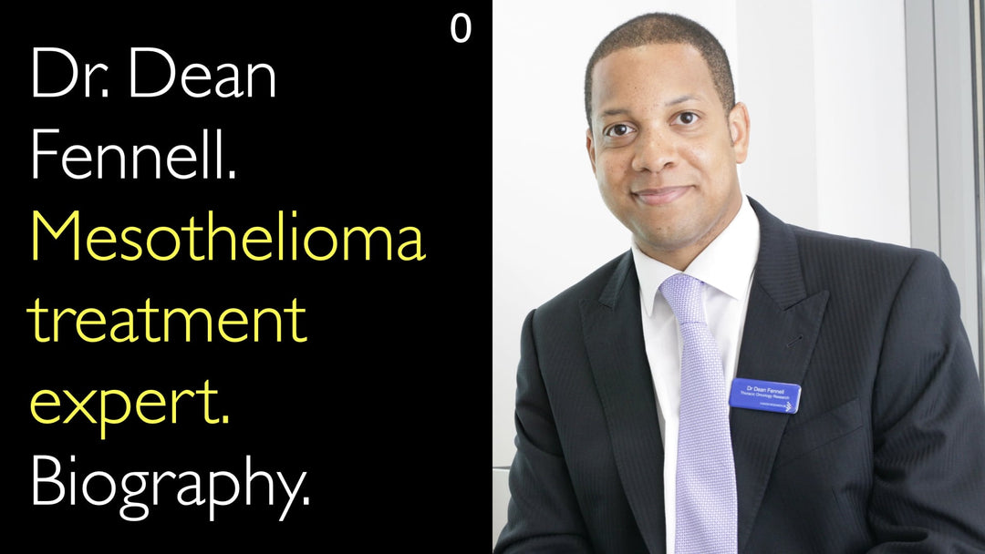 Dr. Dean Fennell. Spécialiste du traitement du mésothéliome. Biographie. 0