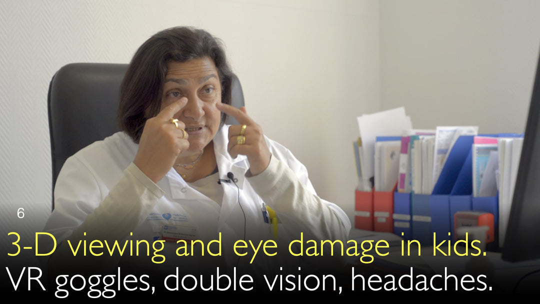Vision 3D et lésions oculaires chez l'enfant : casques de réalité virtuelle, diplopie, céphalées. 6