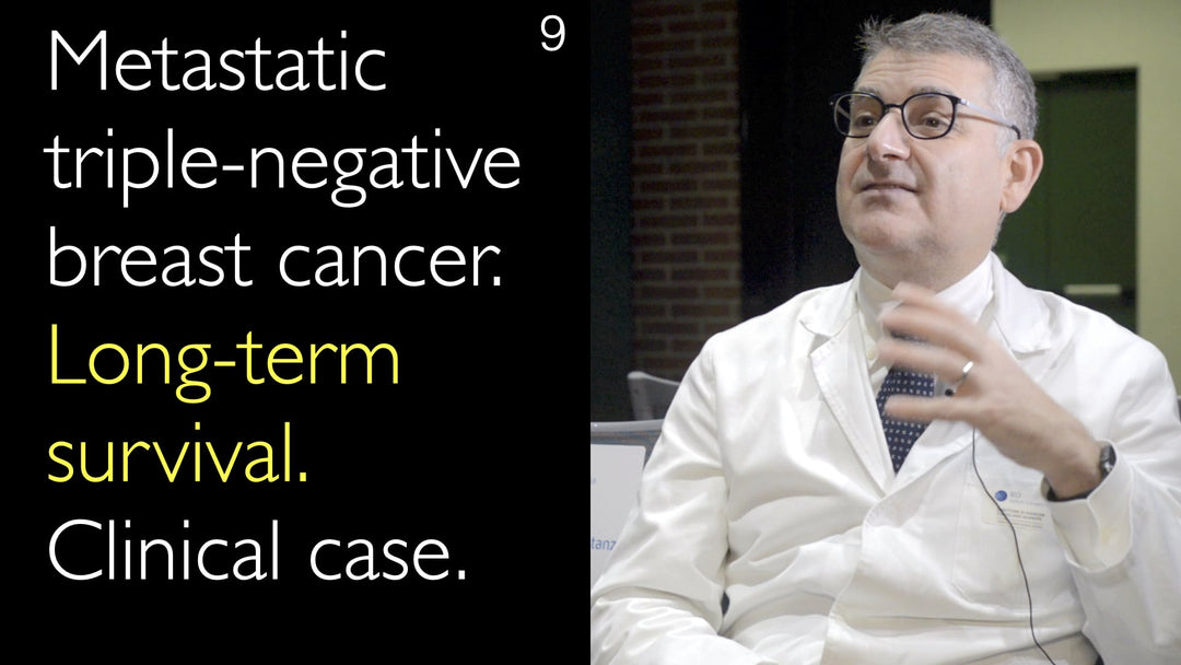 **Cancer du sein triple négatif métastatique : survie à long terme — Étude de cas n°9**