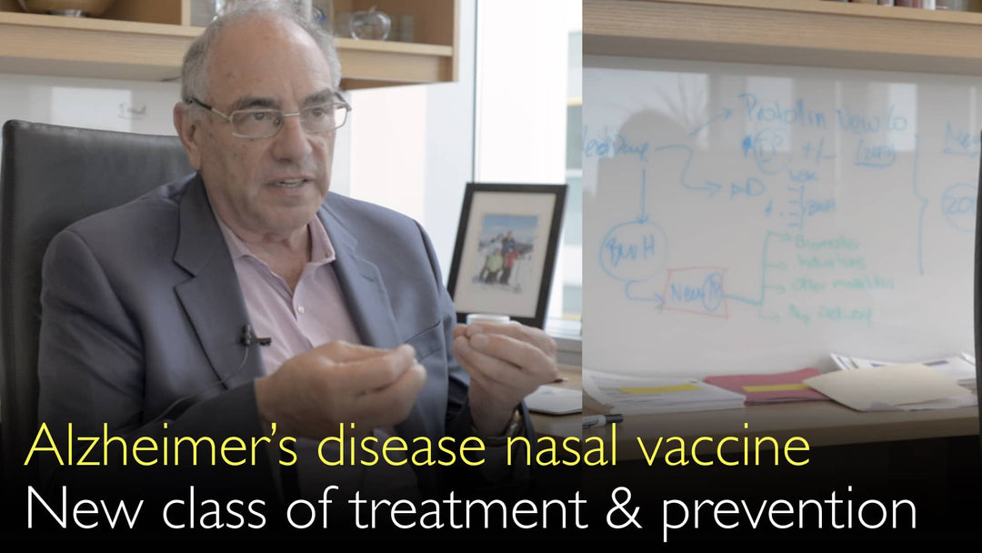 Vaccin nasal contre la maladie d'Alzheimer 
 Un nouveau traitement aux stades précoces.