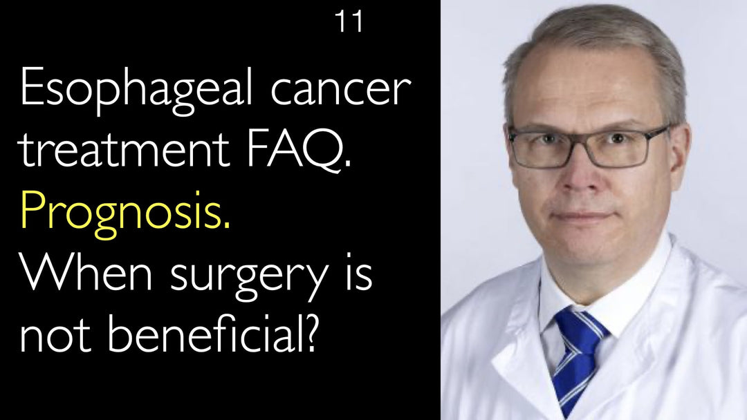 FAQ sur le traitement du cancer de l'œsophage 
 Pronostic 
 Le pronostic du cancer de l'œsophage dépend de plusieurs facteurs, notamment le stade de la maladie, l'état de santé