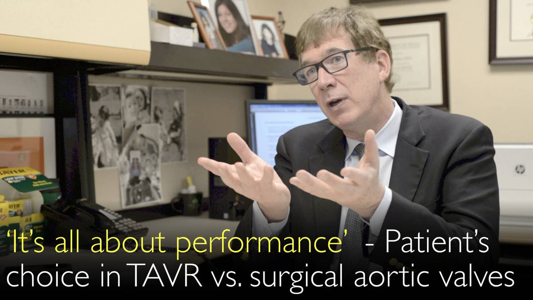 Comment choisir la meilleure prothèse valvulaire aortique ? Traitement de la sténose aortique : remplacement valvulaire aortique par cathéter (TAVI) ou chirurgie conventionnelle.
