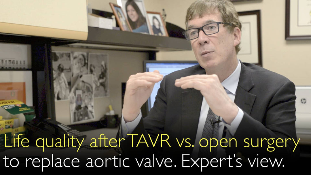 Qualité de vie après TAVI (remplacement valvulaire aortique par cathéter) et chirurgie cardiaque à ciel ouvert