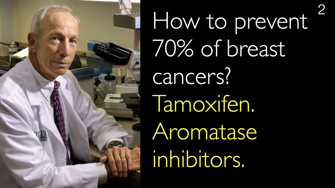 Comment prévenir 70 % des cancers du sein ? Le tamoxifène et les inhibiteurs de l'aromatase.