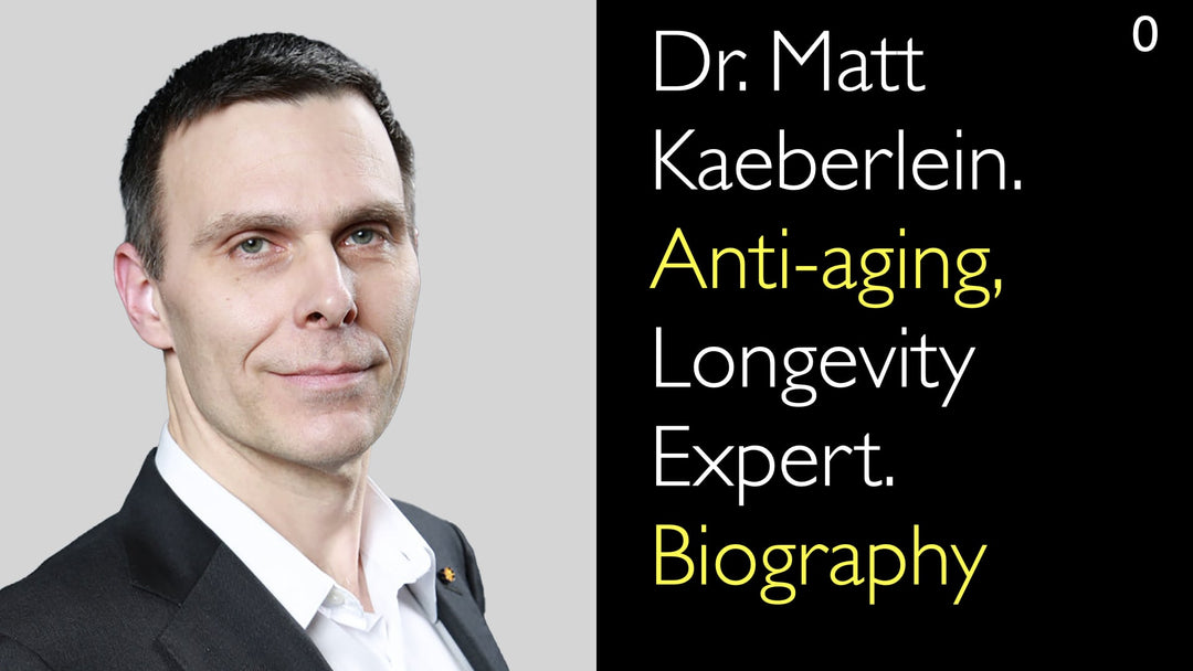 Dr. Matt Kaeberlein. Expert en anti-âge et longévité. Biographie. 0