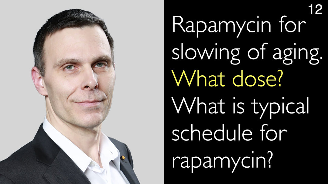 Ralentissement du vieillissement par la rapamycine : posologie 
 Quel est le schéma posologique habituel pour la rapamycine dans ce contexte ?