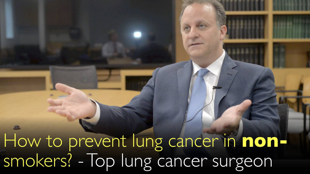 Comment prévenir le cancer du poumon chez les non-fumeurs ? Les conseils d’un chirurgien thoracique oncologue de renom.