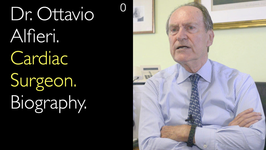 Dr. Ottavio Alfieri. Chirurgien cardiaque. Biographie. 0