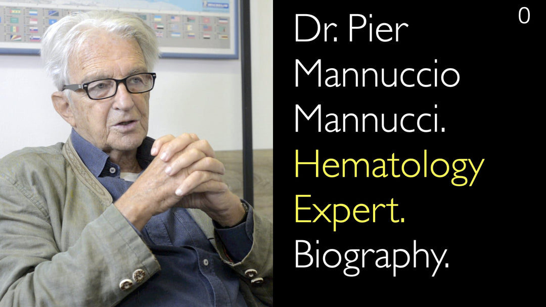 Dr. Pier Mannuccio Mannucci. Spécialiste en hématologie. Biographie. 0