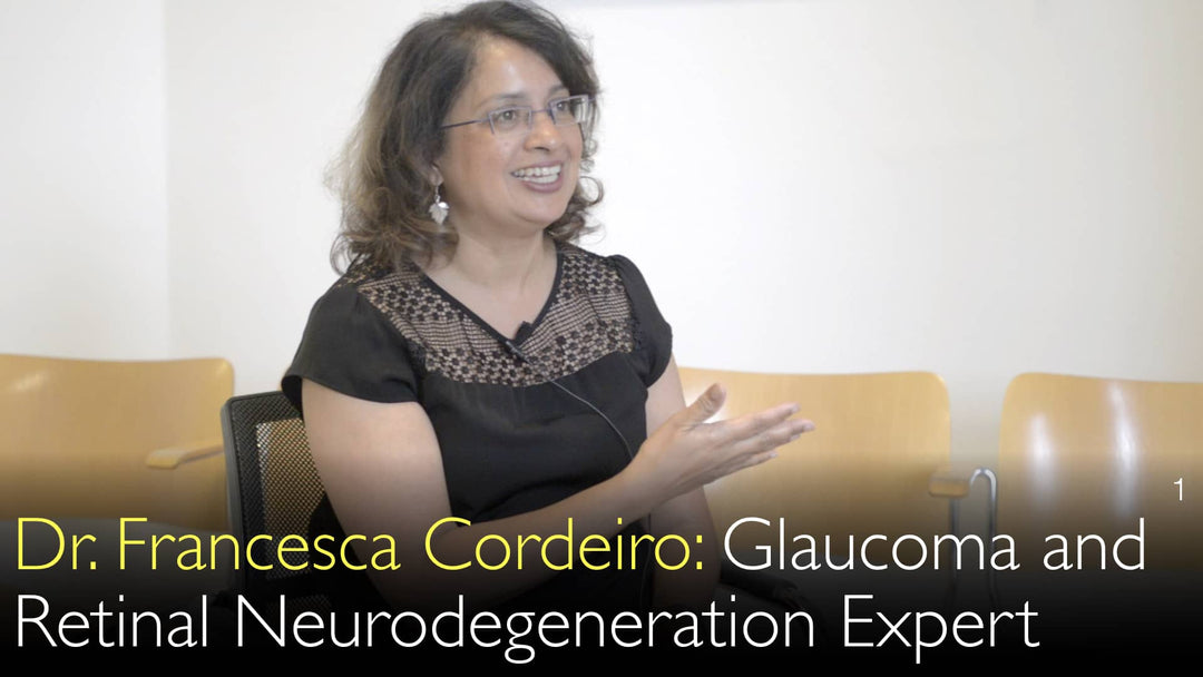 Dr. Francesca Cordeiro. Spécialiste du glaucome et des dégénérescences rétiniennes. Biographie.