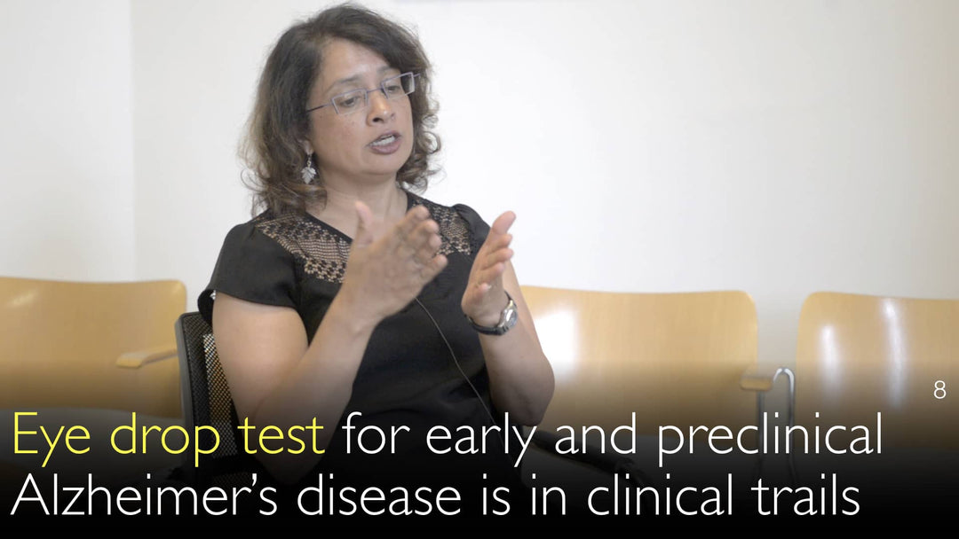 Test oculaire pour le diagnostic précoce de la maladie d'Alzheimer.