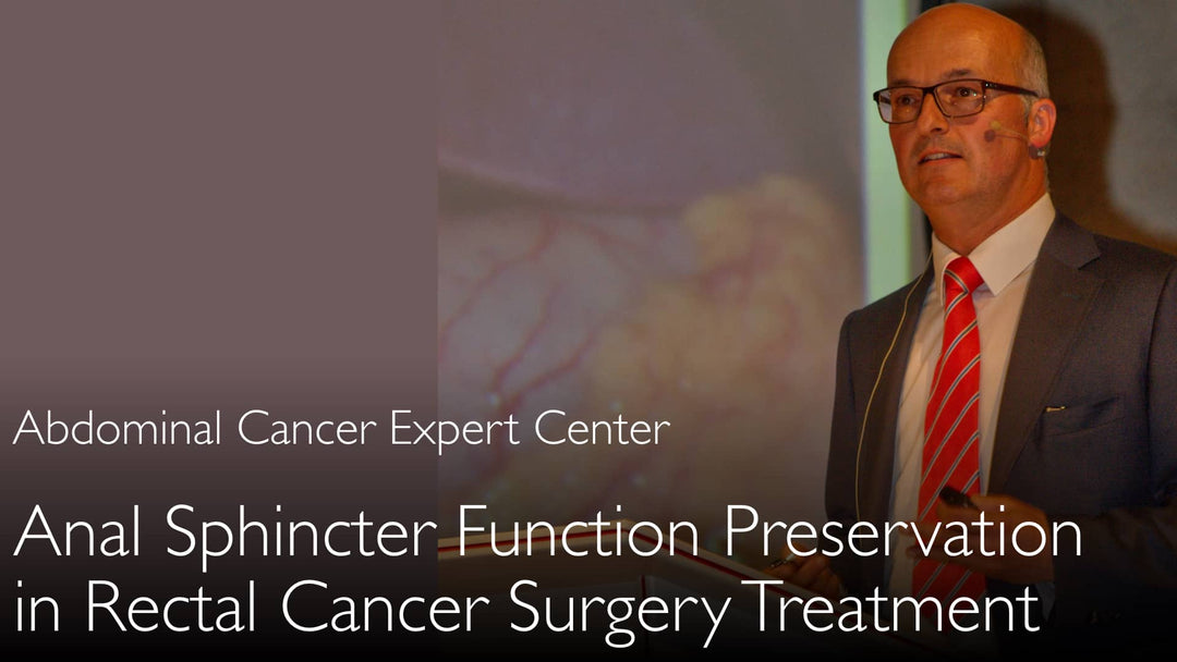 Préservation de la fonction anale dans la chirurgie du cancer du rectum.