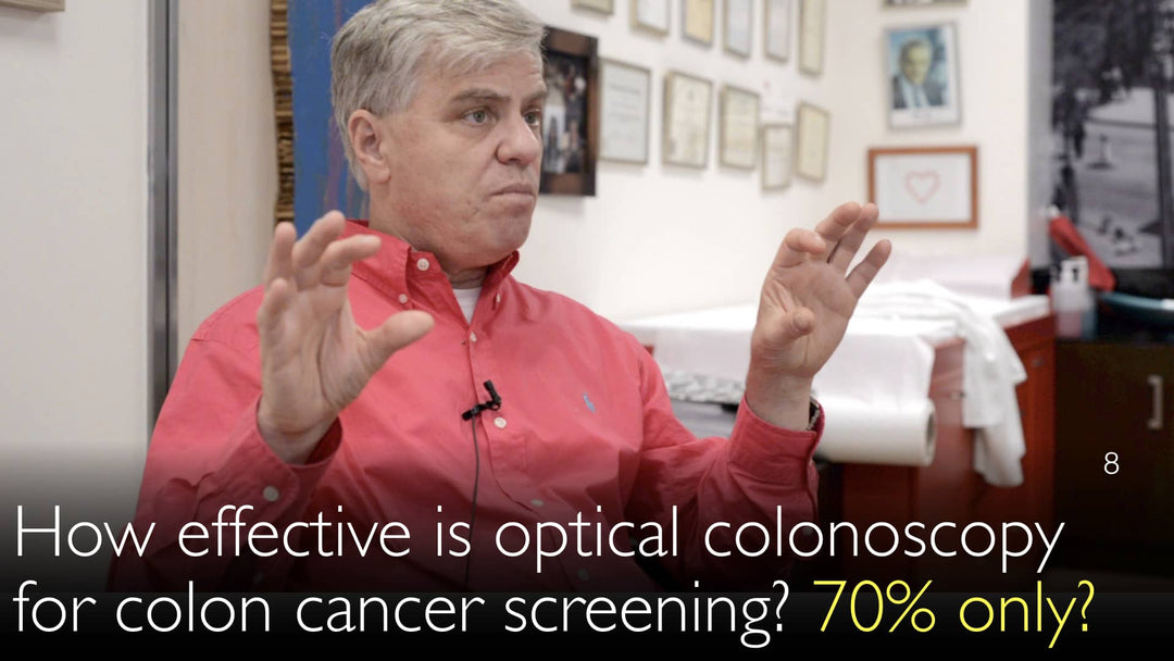 Quelle est l'efficacité de la coloscopie optique pour le dépistage du cancer colorectal ? Seulement 70 % ? 
 La coloscopie optique reste l'examen de référence pour le dépistage du
