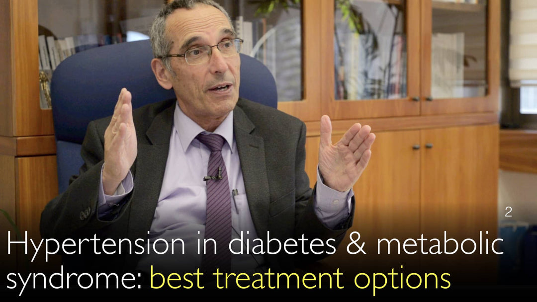 Hypertension dans le diabète et le syndrome métabolique : quelles sont les meilleures options thérapeutiques ?
