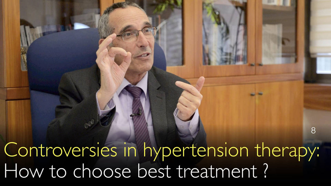 Controverses dans le traitement de l'hypertension 
 Le choix du traitement antihypertenseur optimal continue de faire débat au sein de la communauté médicale