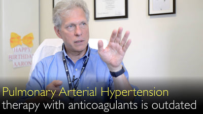 Le recours aux anticoagulants dans le traitement de l'hypertension artérielle pulmonaire est aujourd'hui considéré comme obsolète.