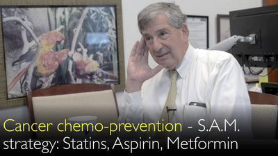 Prévention médicamenteuse du cancer. Stratégie S.A.M. (Statines, Aspirine, Metformine). 5