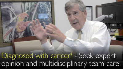 Diagnostiqué d'un cancer ? Obtenez un deuxième avis médical spécialisé. Une prise en charge par une équipe multidisciplinaire est essentielle pour les patients atteints de cancer.