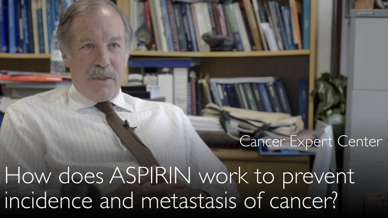 Aspirin against cancer metastasis. Mechanism of action. 8