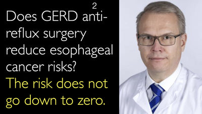 La chirurgie anti-reflux pour le RGO réduit-elle le risque de cancer de l'œsophage ? Le risque ne disparaît pas complètement.