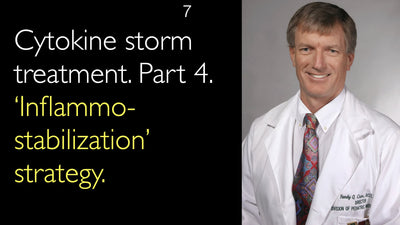 Traitement de la tempête cytokinique. Partie 4. Stratégie d’« inflammo-stabilisation ». 7