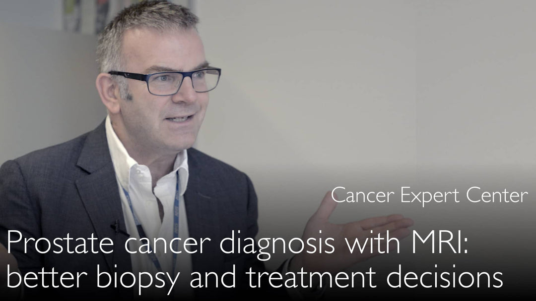 Prostate cancer diagnosis with MRI. MRI-guided prostate biopsy after PSA test. 3