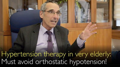 Prise en charge de l'hypertension chez les personnes très âgées : attention à l'hypotension orthostatique !